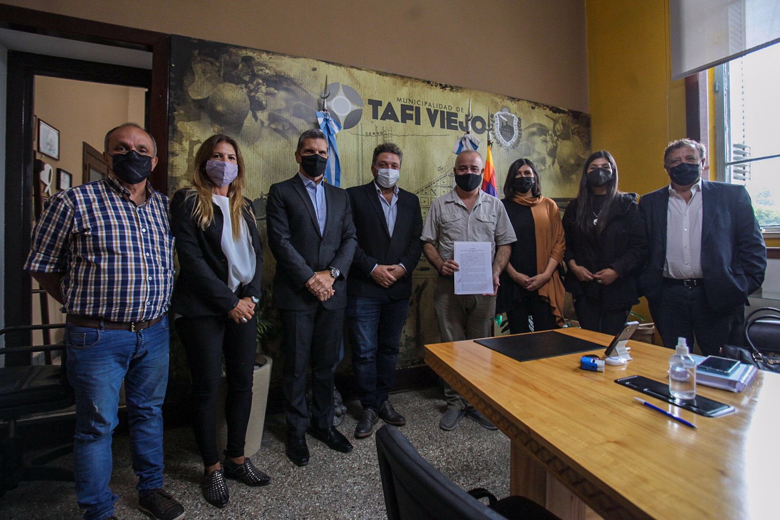 Empresas sociales: se llevó a cabo una firma de convenio entre FDT, Gasnor y la Municipalidad de Tafí Viejo.