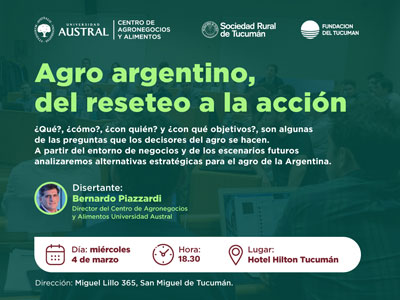 Agro argentino, del reseteo a la acción