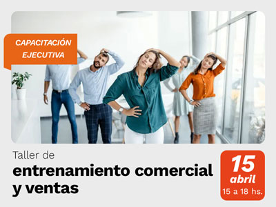 Taller de entrenamiento comercial y ventas